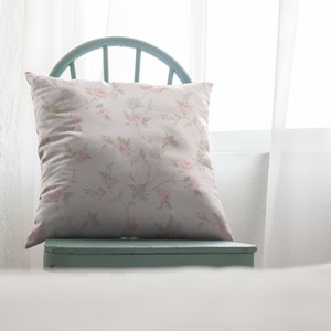 Coquette Cushion and Cover gift for daughter, ballet core accent pillow, pink room decor, floral cushion, floral home decor, cute pink decor image 10