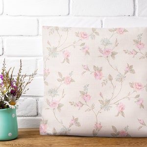 Coquette Cushion and Cover gift for daughter, ballet core accent pillow, pink room decor, floral cushion, floral home decor, cute pink decor image 7