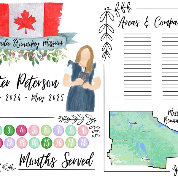 Missionary Countdown - Etsy