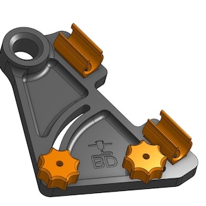 Stake-n-Stow Rail Mount for 7/8" Stake Out Poles