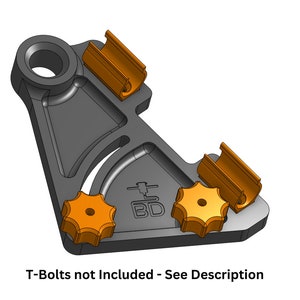 Stake-n-Stow Rail Mount for 7/8" Stake Out Poles - Read description to add-on t-bolts