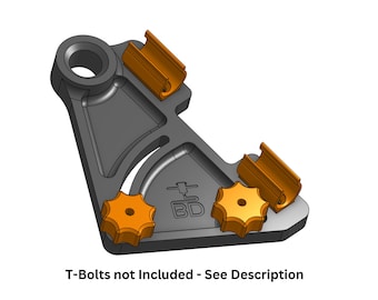 Stake-n-Stow Rail Mount for 7/8" Stake Out Poles - Read description to add-on t-bolts