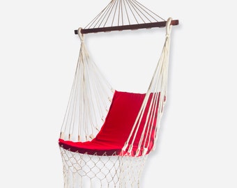 Handmade Ecuadorian Hammock Chair 100% cotton. XL size Max 350lbs