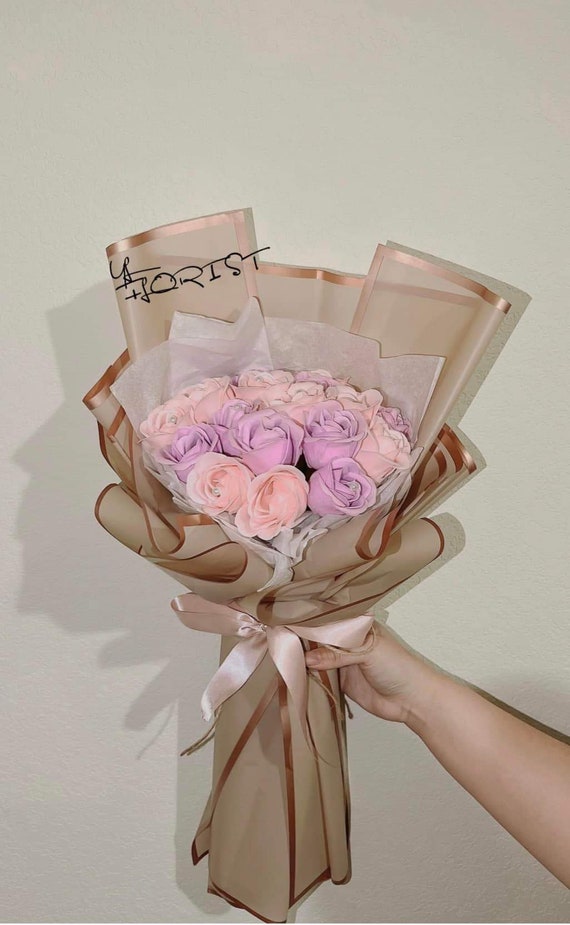 Scented Soap Rose Bouquet/ Hoa Sap - Etsy