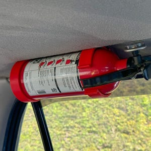 4Runner Fire Extinguisher Mount: 3rd/4th Gen, ASA Plastic, Off-Road Safety