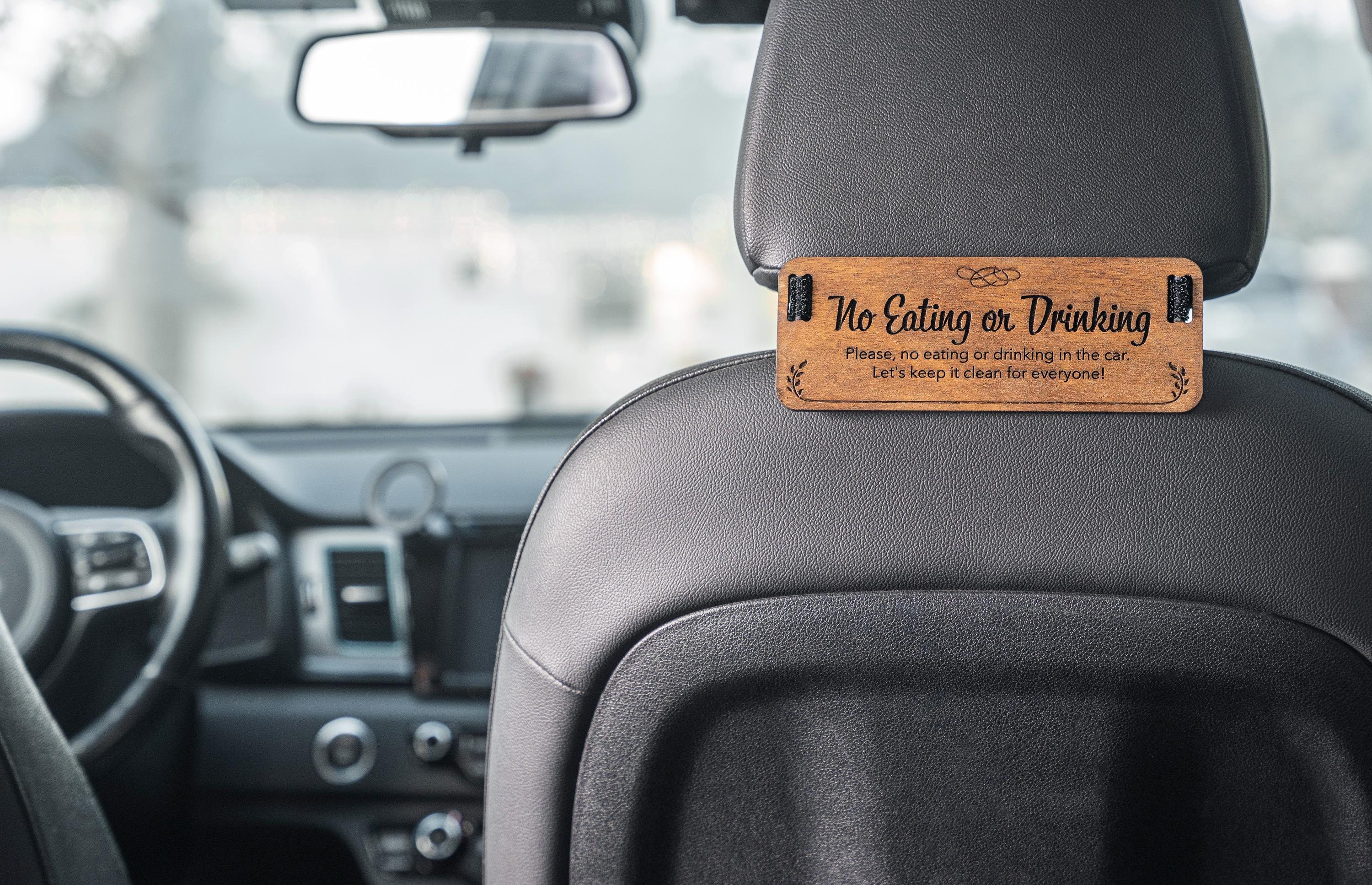 Rideshare Backseat Wood Sign: Uber, Lyft Personalized