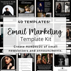 Canva Email Template Welcome Email Newsletter Template Mailchimp Template Sales Email Template Email Newsletter Email Marketing Diy Email
