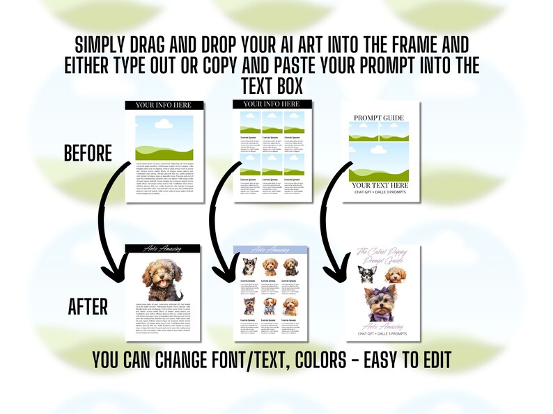 Prompt Selling Kit-Prompt Guide Template-Etsy Seller Resource Bundle-Prompt Guide Template Bundle-AI Prompt Guide & Organizer Template image 3