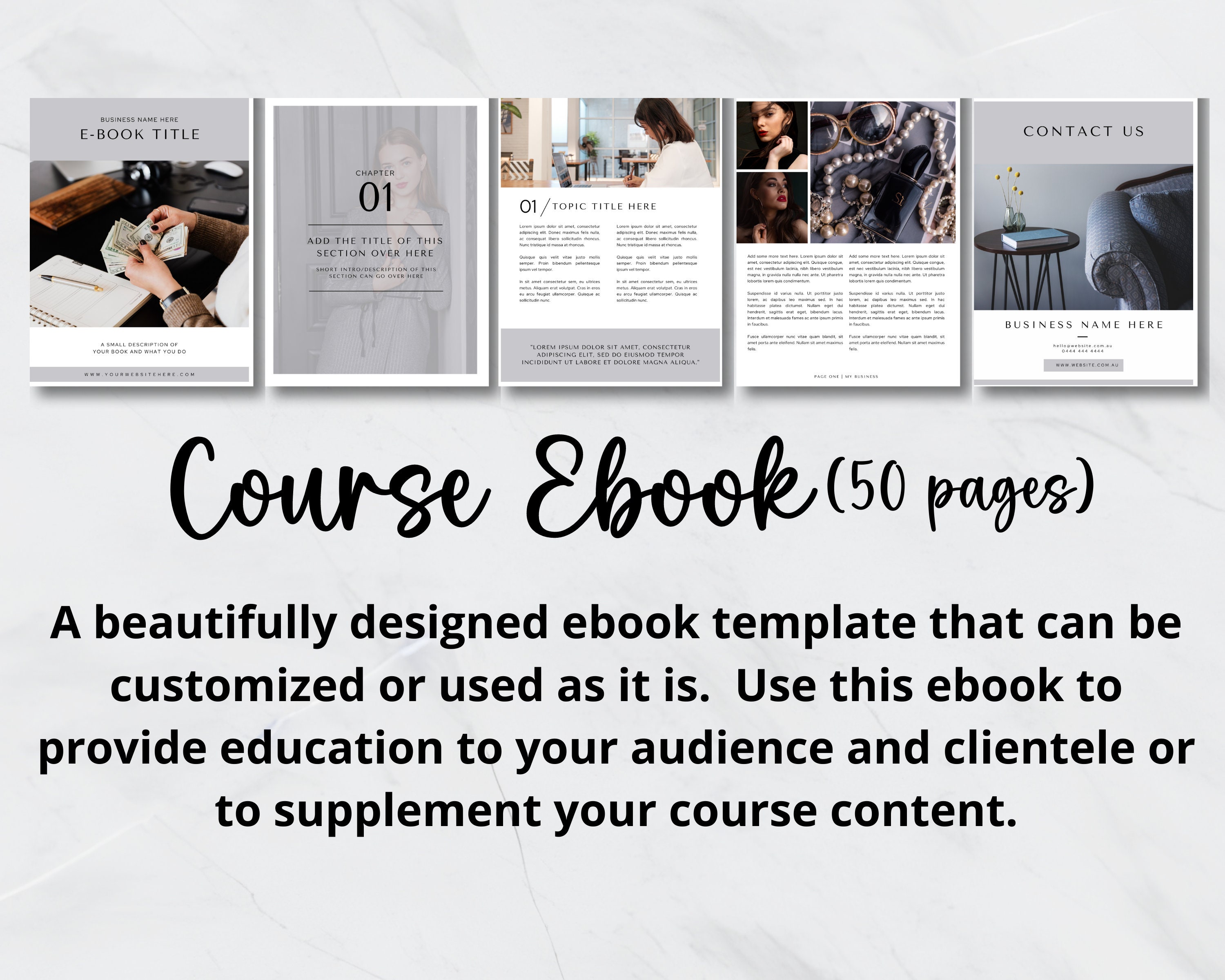 Course Creator Editable Canva Templates Course Creator Bundle Course ...