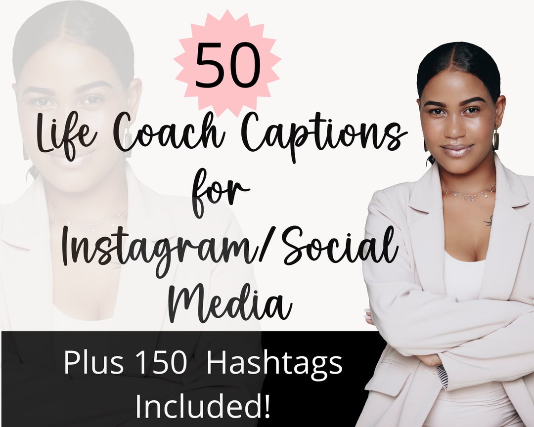 Life Coach Instagram Captions Social Media Post Life Coach Caption