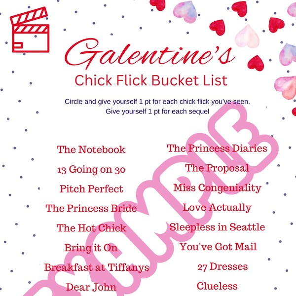 Chick Flick - Etsy
