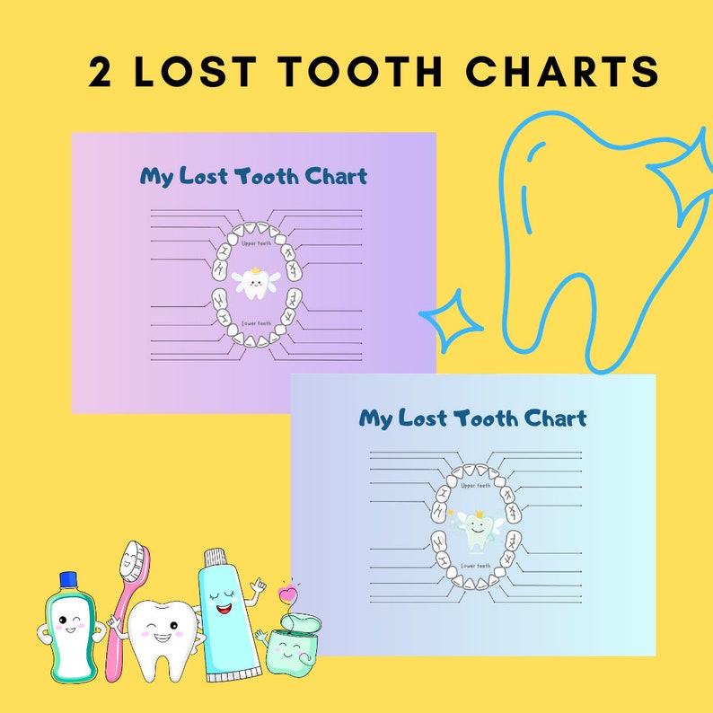 Tooth Fairy Certificate, Chart and Receipt - the Ultimate Package - Etsy