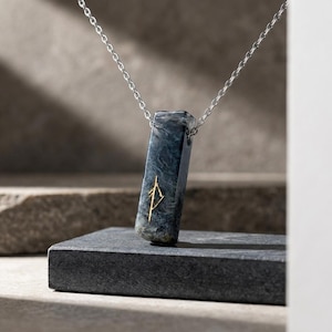 Personalised Bind Rune Pendant | Viking Rune Necklace | Norse Jewellery Gift | Custom Elder Futhark Talisman | Meaningful Gift for Him