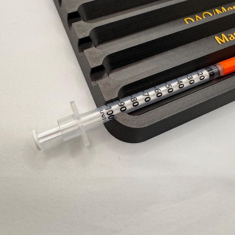 8 Slot Syringe Tray/Vial Holder Combination. Customizable! image 5