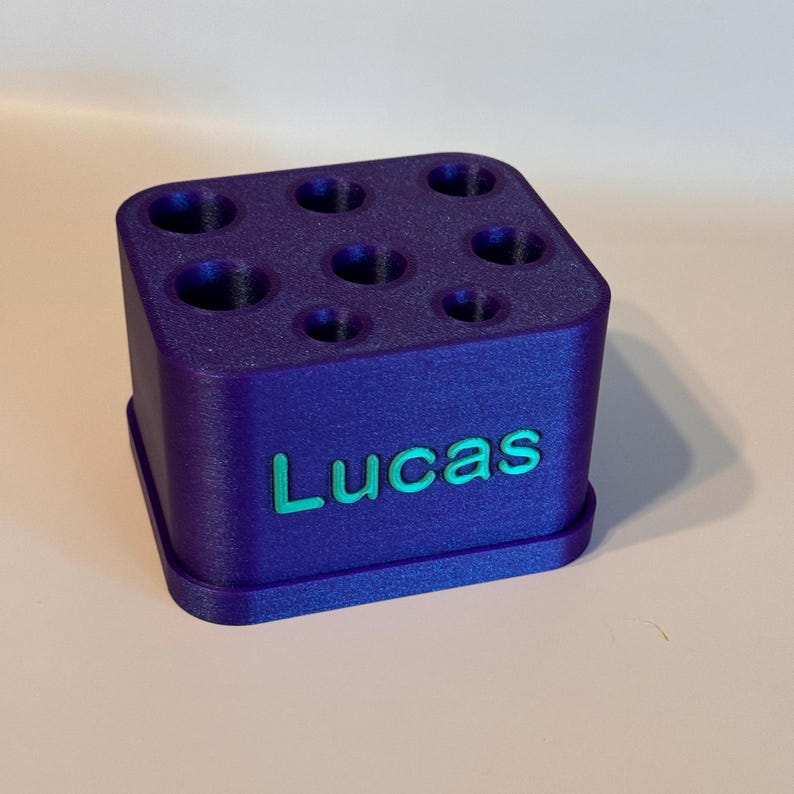 Custom Syringe holder/drying rack made to order. Customized with your name! image 7