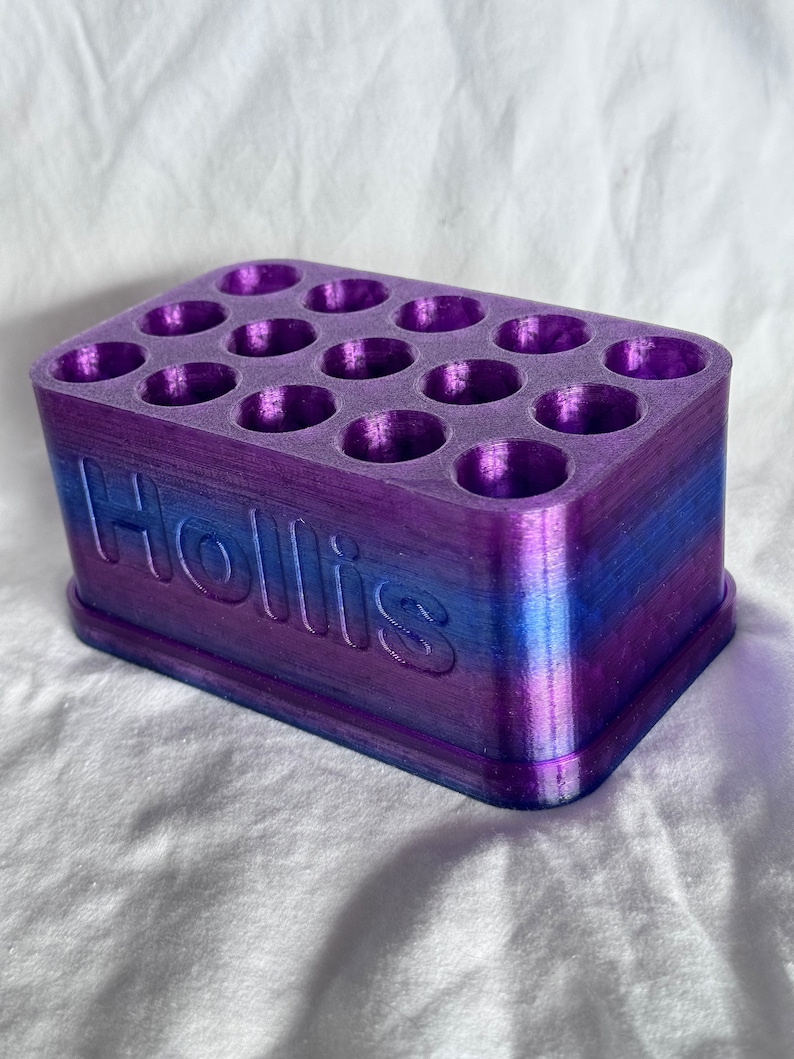 Custom Syringe holder/drying rack made to order. Customized with your name! image 6