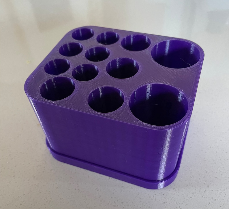 Custom Syringe holder/drying rack made to order. Customized with your name! image 5