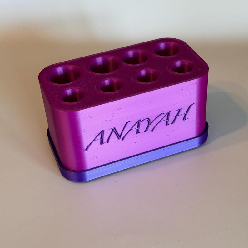 Custom Syringe holder/drying rack made to order. Customized with your name! image 8