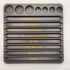 8 Slot Syringe Tray/Vial Holder Combination. Customizable! image 2