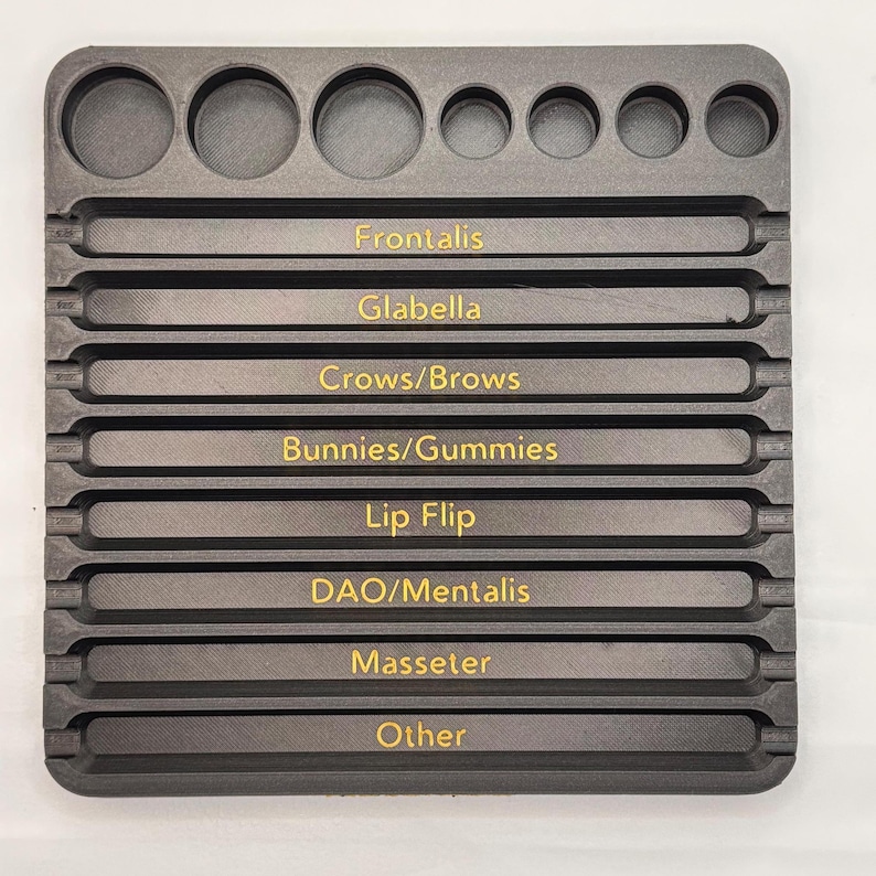 8 Slot Syringe Tray/Vial Holder Combination. Customizable! image 2