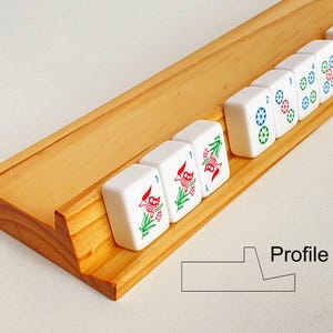 Pack of 4 Extra Wide Mahjong tile racks