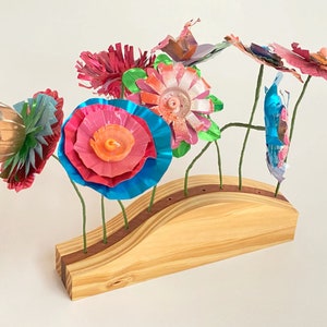 Flower and Nature Display Stand Solid Wood