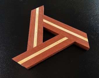 Handmade wooden trivet