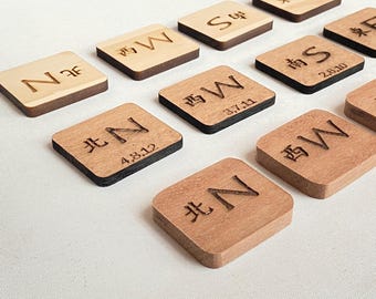 Tuiles de mahjong des quatre vents