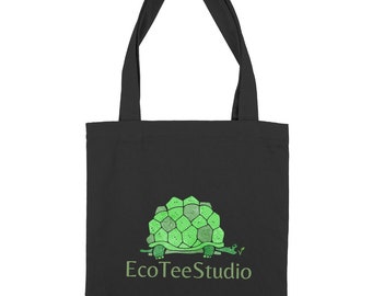 Bolso de mano con diseño de tortuga verde / ecológico / material reciclado / bolso con estampado de tortuga / bolso de mano con diseño de tortuga / regalo para amantes de las tortugas / bolso ecológico