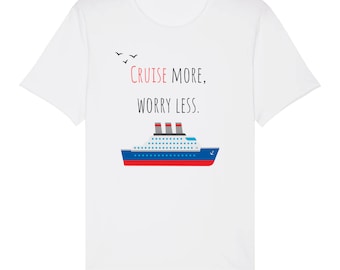 El crucero más camiseta / algodón orgánico / tinta vegana / camiseta de crucero / regalo de viaje / envío gratis de plástico / camiseta con estampado de barco / amante de los cruceros