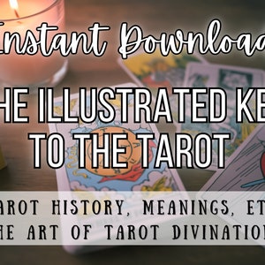 The Illustrated Key To The Tarot The Veil Of Divination L.W. de Laurence (Instant Download!)