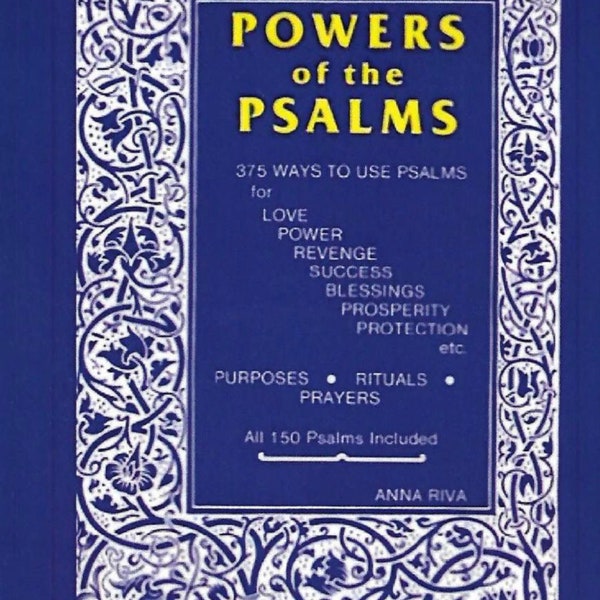 Powers of the Psalms by Anna Riva (Instant Download!)