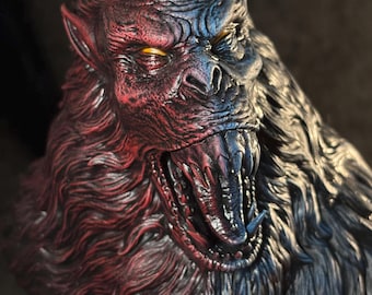 Creepshow Fluffy Statue The Crate Red & Blue bust