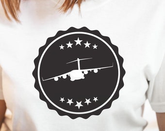 C-17 Shirt, C-17 Globemaster, Aircraft Shirt, US Air Force Shirt, Airplane Shirt, C-17, Flying Aircraft, Pilot Shirt, Plane Shirt, A