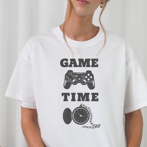 Video Game Shirt, Gamer Shirt, Funny Gaming Shirt, Game Time, Gamer T Shirt, Addicted Gamer Shirt, Gift For Gamer, Gamer Dad