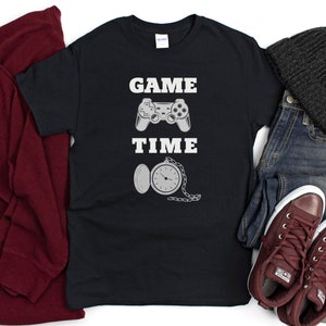 Video Game Shirt, Gamer Shirt, Funny Gaming Shirt, Game Time, Gamer T Shirt, Addicted Gamer Shirt, Gift For Gamer, Gamer Dad