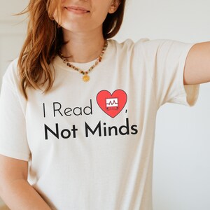 I Read Hearts not Minds, EKG Shirt for Nurse, Ekg Nurse Shirt, Shirt for EKG Tech, Nurse Shirt, Medical Staff Shirt, Nursing EKG Shirt