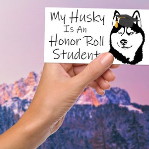 Siberian Husky Car Sticker, Husky Car Sticker, Gifts For Dog Lovers, Husky Dog Sticker, Dog Mamma, Funny Dog Sticker, Husky Vinyl Decal