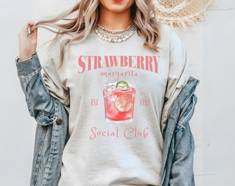 Margarita Shirt Drinking Shirt Fiesta Party Shirts Vintage Mexico Girls Trip Spicy Margarita Shirt Lounge Shirt Watercolor Shirt Cruise Tee