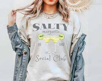 Margarita Shirt Drinking Shirt Fiesta Party Shirts Vintage Mexico Girls Trip Spicy Margarita Shirt Lounge Shirt Watercolor Shirt Cruise Tee