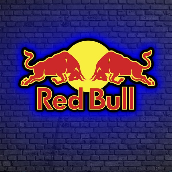 Redbull Led Art Etsy