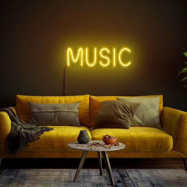 Music Neon Lights Etsy