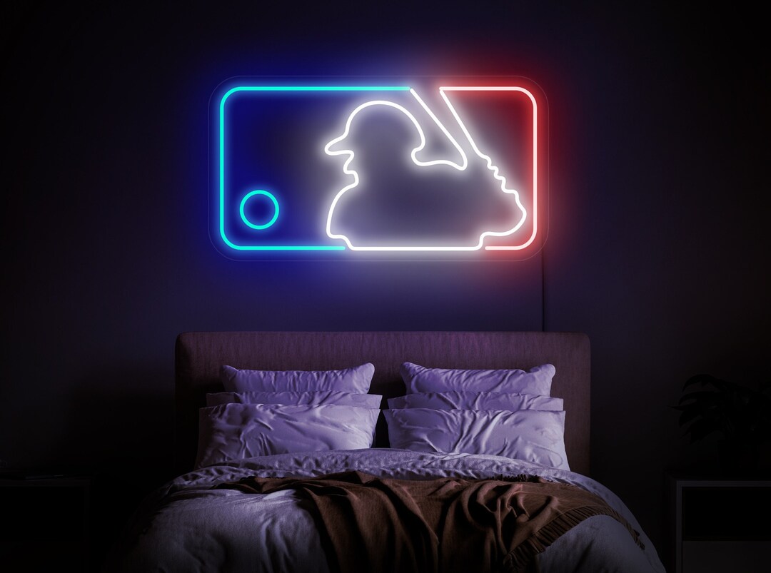 Baseball Neon Sign Baseball Neon Light Baseball Led Sign Etsy