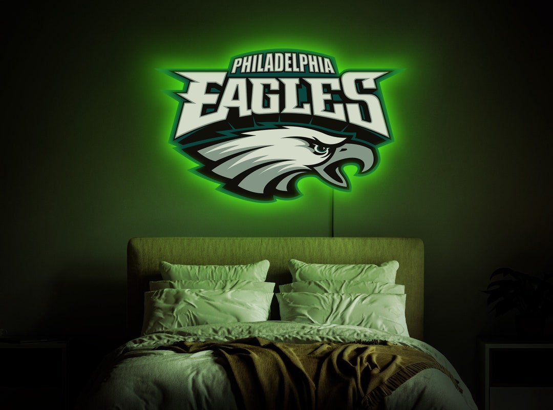Philadelphia Eagles Neon Sign Philadelphia Eagles Sign Etsy