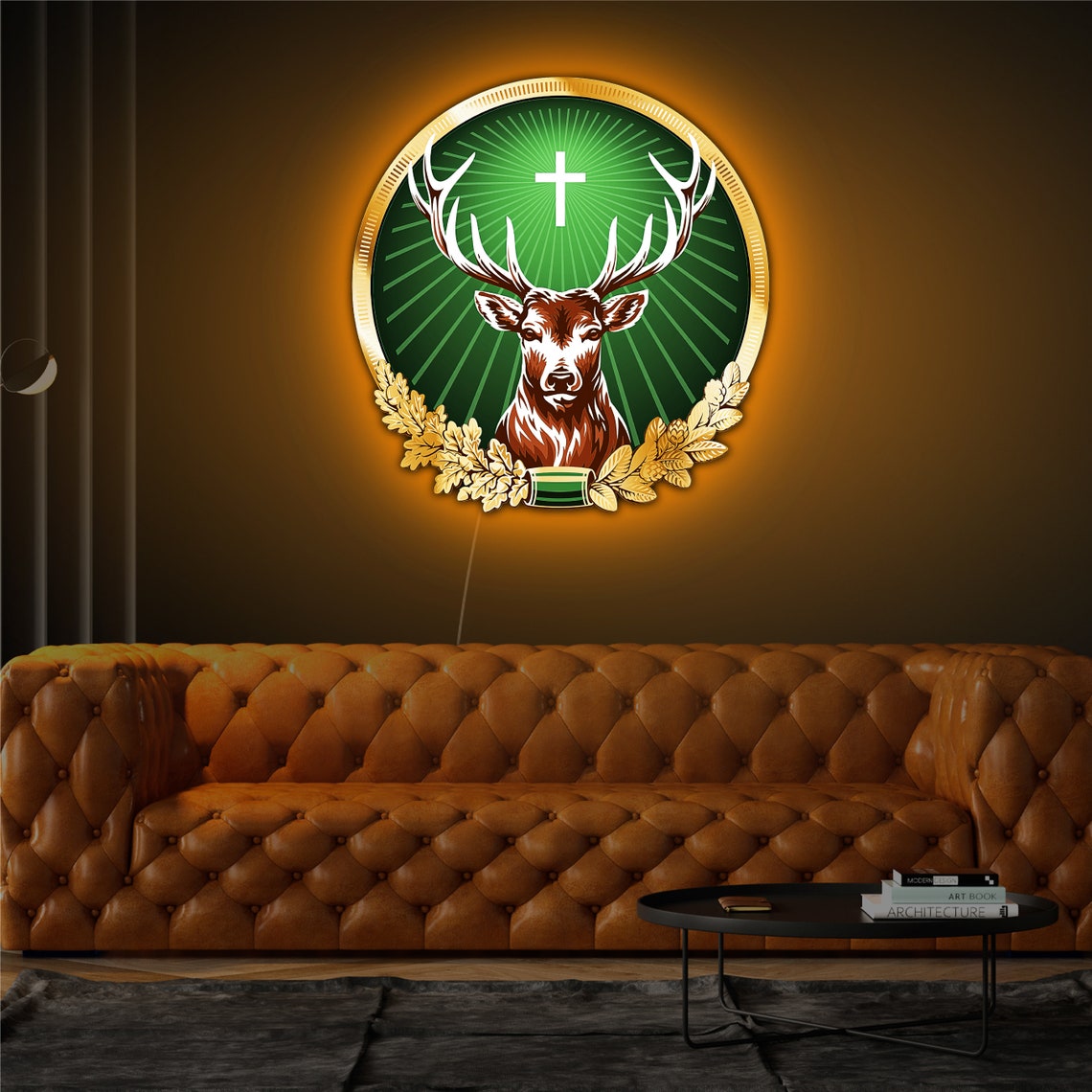 Jagermeister Neon Sign Jagermeister Led Sign Jagermeister Etsy
