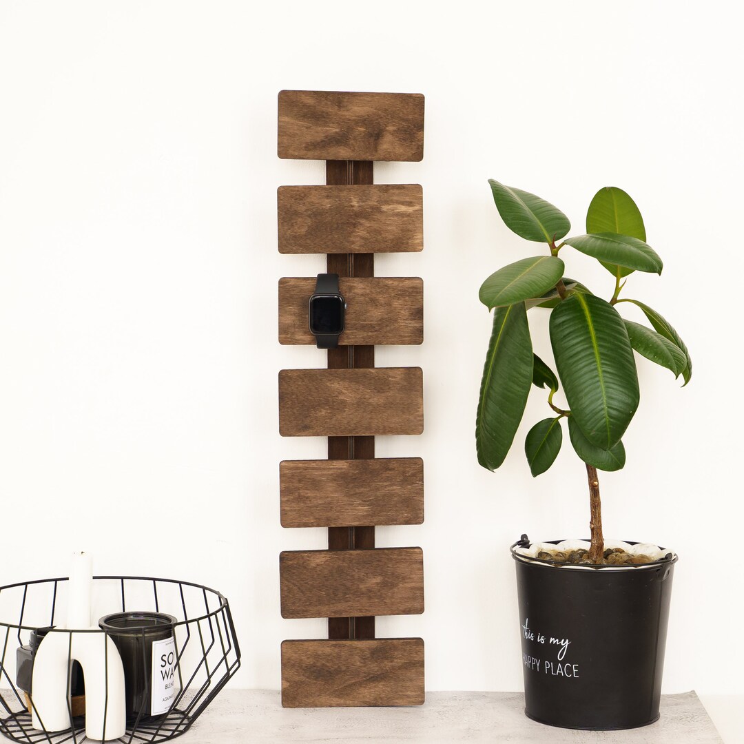 Watch Holder Wood, Watch Display Case Wall, Wooden Watch Display, Watch