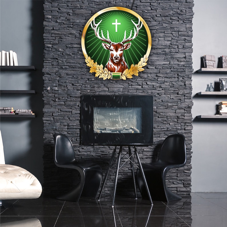 Jagermeister Neon Sign Jagermeister Led Sign Jagermeister Etsy