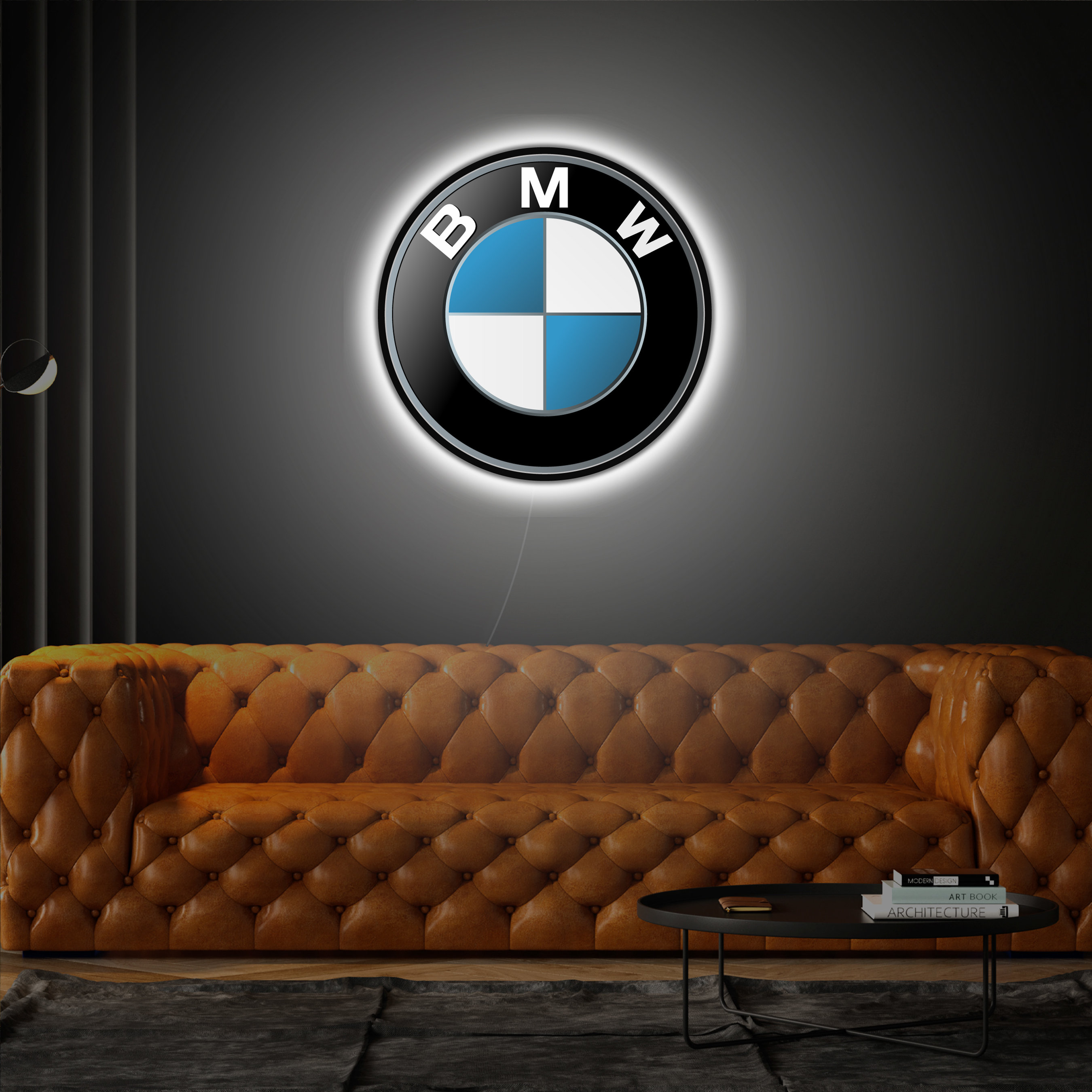 BMW Car Logo Neon Led Sign, Bmw RGB Led Wall Art, Bmw Led Decor
