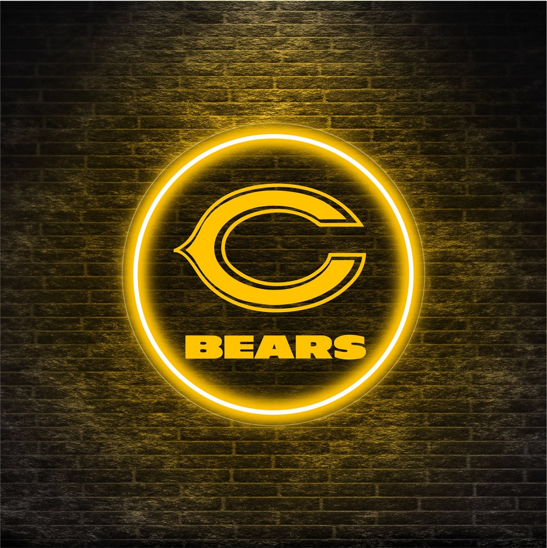 Chicago Bears Neon Sign, Chicago Bears Led Light, Chicago Bears Sign, Chicago Bears Wall Art