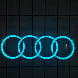 Audi Neon Sign Audi Led Sign Audi Light Sign Audi Sign - Etsy